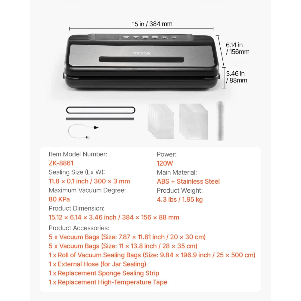 FreshLoc™ Vacuum Food Sealer