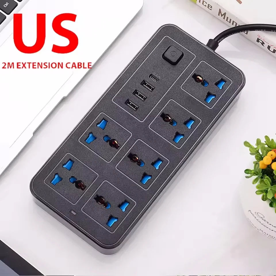 Multi-Outlet USB-C Power Strip