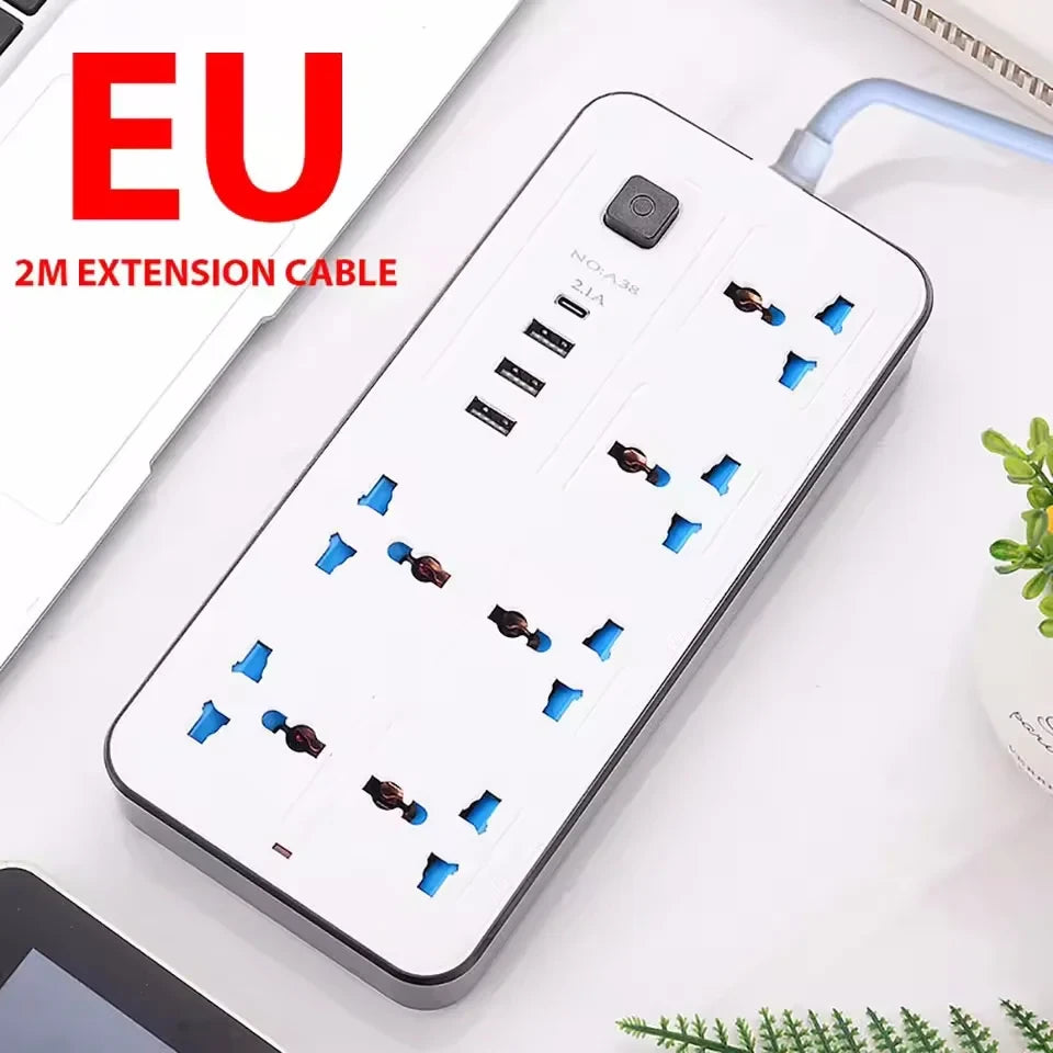 Multi-Outlet USB-C Power Strip