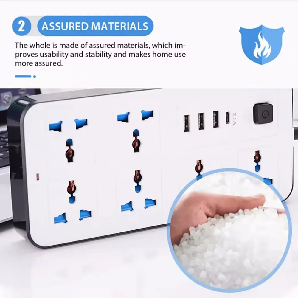 Multi-Outlet USB-C Power Strip