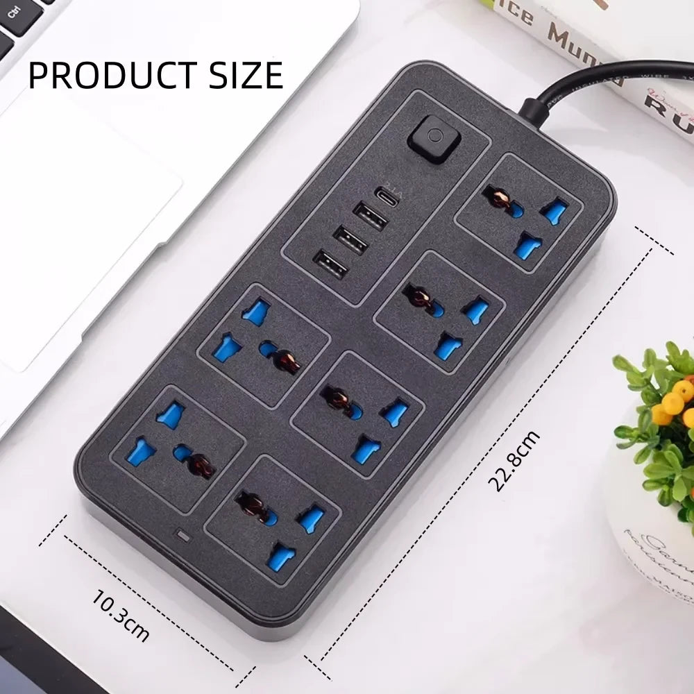 Multi-Outlet USB-C Power Strip