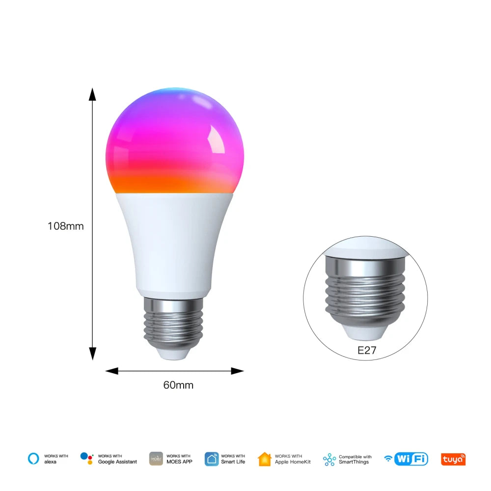 Smart Wi-Fi Dimmable LED Bulb